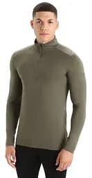 Термокофта Icebreaker 200 Oasis LS Half Zip Men Loden Heather S (1052-104 367 069 S) - мініатюра 2