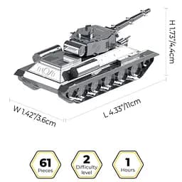 Конструктор Metal Time колекційна модель T-34/85 (MT071) - мініатюра 2