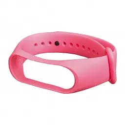 Силіконовий ремінець для фітнес браслета XiaomiXiaomi Band 3 4 Pink Рожевий
