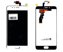 Дисплей Meizu M5s M612/ M5s mini білий