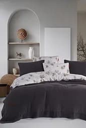 Постільна білизна Sherwood Antracite (Фланель + Шерпа) Istanbul pbe0051510