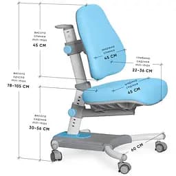 Дитяче крісло Evo-kids Omega (Y-220 KBL) - мініатюра 2