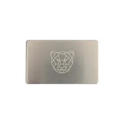 Металева пластина для зберігання сід-фрази Bearish Mini Plate 55×90 мм (1 шт)