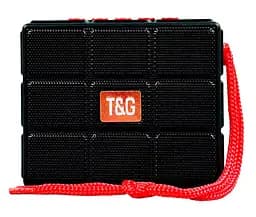 Портативна бездротова Bluetooth колонка T&G TG-311 з потужним звучанням LED-підсвічуванням та ремінцем для перенесення Чорний - мініатюра 9