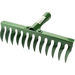 Граблі садові кручені Grad 12 зубів 320×82мм заклепувальне кріплення (5051915)