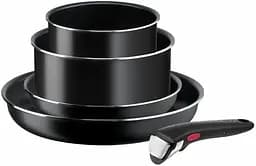 Набір посуду Ingenio Easy Cook & Clean, 5предметів, алюміній, нержавіюча сталь, бакеліт, чорни Tefal kuh0014703 - мініатюра 2