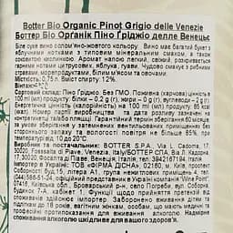 Вино Uccelli Delle Venezie Pinot Grigio, біле, сухе, 12,5%, 0,75 л - мініатюра 3
