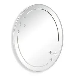 Дзеркало настінне Zerix Fusion MOZ03-550x700 овальне з декором ZX5632