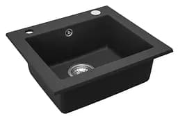 Кухонна мийка гранітна Rea West black ZLE-00120, Чорний