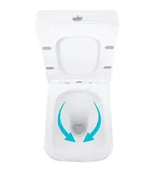 Унітаз підлоговий Qtap Aries Rimless з сидінням Slim Duroplast/ Soft-close/ Quick Release QT03228302W - мініатюра 5
