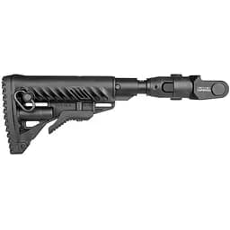 Приклад телескопічний Fab Defense для АКМС складаний з амортизатором чорний