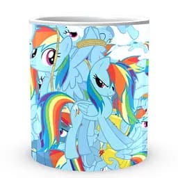 Кухоль GeekLand My little pony Мій маленький поні Веселка Деш MLP 01 330 мл білий - мініатюра 2