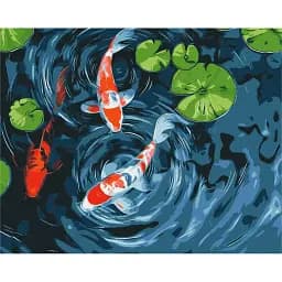 Картина по номерам Brushme Японский пруд 40x50 см