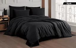 Постільна білизна Siyah Сатин-Stripe Cotton Shine pbe0052028