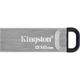 USB флеш накопичувач Kingston 512GB DataTraveler Kyson Silver/Black USB 3.2 (DTKN/512GB) - мініатюра 2