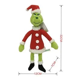 М'яка іграшка Грінч Санта Grinch 30 см - мініатюра 2