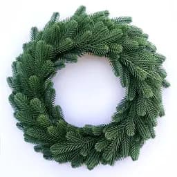Вінок хвойний різдвяний Hvoya Traditional литий зелений 40 см