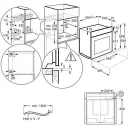 Духовка електрична Electrolux EOF3H00BX - мініатюра 10
