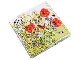 Набір серветок Ideal Home Маки, 20 шт (694-014)