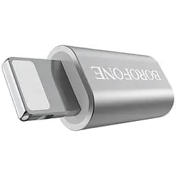 Перехідник Borofone BV5 adapter Micro-USB to Lightning converter OTG support