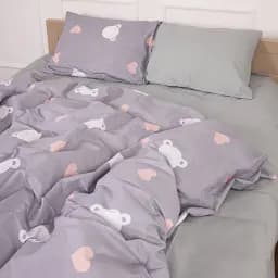 Комплект постільної білизни MirSon Бязь 17-4833 Douglas 110х140 см сірий (2200009392580)
