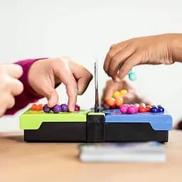 Настільна гра головоломка "IQ game toys" IQ-5 ігрове поле, кульки, 40 карток - мініатюра 3