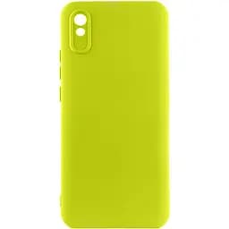 Чохол Silicone Cover Lakshmi Full Camera (A) для Xiaomi Redmi 9A Жовтий / Flash