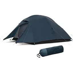 Палатка Naturehike Cloud Up 3 UL NH18T030-TT 20D сверхлегкая трехместная с футпринтом темно-синяя