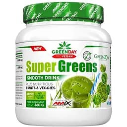 Натуральная добавка AMIX GreenDay Super Greens Smooth Drink, 360 грамм