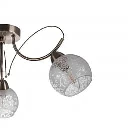 Люстра Brille класична стельова в спальню E14 60W BZ (LK-559C/3) - мініатюра 5