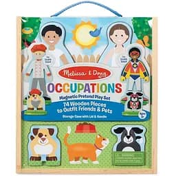 Набор Melissa & Doug Деятельность с магнитными фигурками деревянный (MD9309)