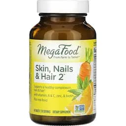 Комплекс для кожи, ногтей и волос 2 MegaFood Skin, Nails & Hair 2, 60 таблеток