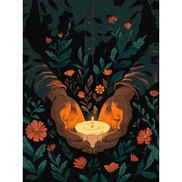 Картина за номерами Надія в долонях ©arttem_illustration 12519-AC 30х40 см