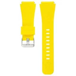 Силіконовий ремінець Watchbands Samsung Galaxy Watch 3 45mm - жовтий (WB001YELLOW345)