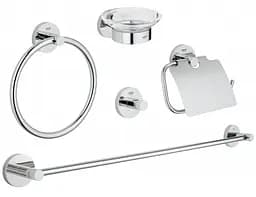 Набір аксесуарів для ванної кімнати Grohe Essentials 40344001, Хром