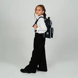 Рюкзак шкільний каркасний Kite Education Black&Silver (K26-556M-2) - мініатюра 17
