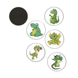 Наліпки для привчання дитини до горщика "Діно" Mega Zayka MGZ-0731, 5 шт