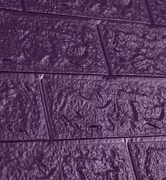 Самоклейка декоративна 3D панель 3D Loft під фіолетову цеглу 700x770x5мм