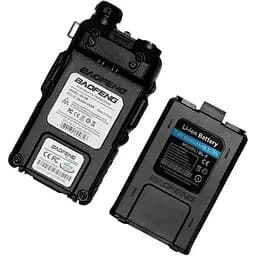 Портативна тактична рація Baofeng UV-5R 5W дводіапазонна з гарнітурою VHF136-174/UHF400-520 МГц (18835) - мініатюра 4