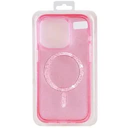 Чохол TPU Eclipse Sparkle Magnetic Fit для Apple iPhone 11 (6.1") Pink - мініатюра 3