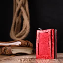 Жіноча шкіряна візитниця KARYA 7х9.5х2.5 см acs0025888 - мініатюра 7