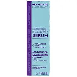 Интенсивная увлажняющая сыворотка для лица Bio:Vegane Intense Hydrate Serum 15мл