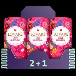Чай чорний Lovare Love Blossom 240 г (3 шт. х 80 г)