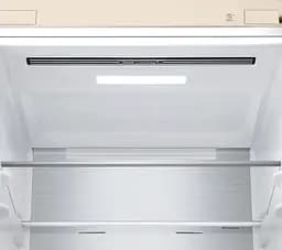 Холодильник LG з нижньою морозильною камерою 186x60х68, холод.відд.-234л, мороз.відд.-110л, 2дв., А++, NF, інв., диспл зовн., зона св-ті, Metal Fresh, бежевий - мініатюра 9