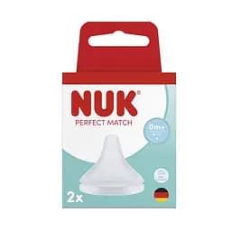 Соска Nuk  Perfect Match силікон S від народження 2 шт. (3954265) - мініатюра 2
