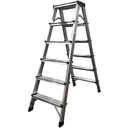 Стрем'янка двостороння GTM KMH1206 алюмінієва, 6 сходинок 1180 мм (KMH1206) (39699)