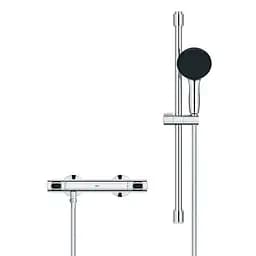 Комплект змішувачів для душу з термостатом Grohe QuickFix UA202503TS, Хром - мініатюра 6