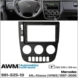 Перехідна рамка Mercedes-Benz ML-Klasse AWM 981-325-10 - мініатюра 5