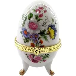 Скринька яйце Польові квіти 7.5х5х5 см (25536G)