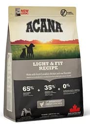 Сухой корм ACANA Light&Fit Recipe для собак всех пород с повышенной массой тела 2 кг (a51220)